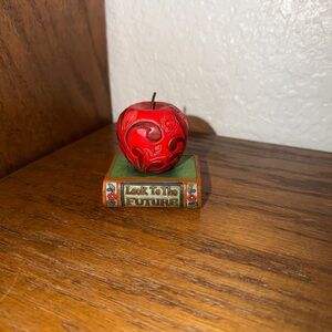 Jim Shore Apple on Book Look to the Future Mini 2.75" Tall
Figurine